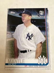 2021 Mantello X Collezione Mickey Mantle 2019 Topps ⚾ HOF ⚾ 70° Anniversario ⚾ #48 - Foto 1 di 2