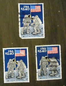 US Scott #2419 Moon Landing $2.40 Used. Price for One Stamp - Picture 1 of 1