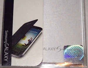 New Samsung Brand for Galaxy S4 Flip cover case Black white or green - Picture 1 of 6