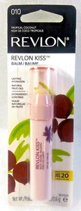 Revlon~Kiss ~ Bálsamo con FPS 20 ~ # 010 coco tropical ~ 0,09 oz - Imagen 1 de 4