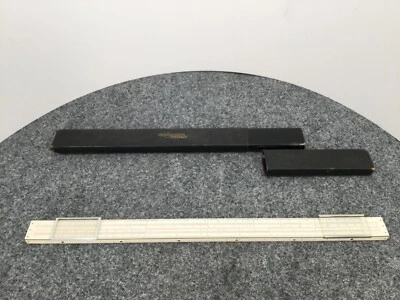 RECHENSCHIEBER FABER CASTELL 4/87 HOLZ  57,5CM IM SCHUBER VINTAGE - Bild 1 von 4