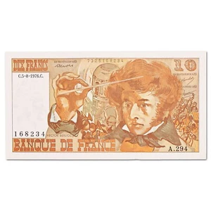 France - billet 10 francs Berlioz 1976 - SPL - émission du 05/08/1976 - F.63.20 - Imagen 1 de 2