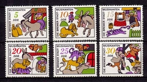 102230/ DDR 1971 – Mi 1717-1722 – Bremer Stadtmusikanten - postfrisch - Picture 1 of 1