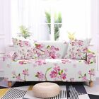Floral Flower Print Sofa Covers Stretch Elastic Slipcover Couch Cover 1-4 Seater
