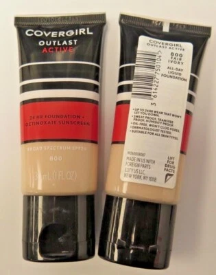 CoverGirl Outlast Active 24 Hour Foundation *Choose Your Shade*Twin Pack* - Image 1 of 2