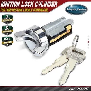 Cilindro de bloqueo de encendido Zamak5 con 2 llaves para Ford Mustang Lincoln Continental - Imagen 1 de 9