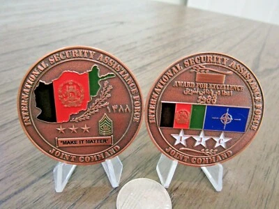  International Security Assistance Force Joint Command ISAF GWOT Challenge Coin - Image 1 of 4