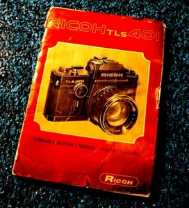 Ricoh TLS 401 " INSTRUCTION MANUAL." Genuine factory original book. Rare !. - Picture 1 of 4