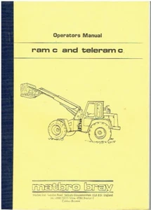 MATBRO-BRAY RAM C & TELERAM C ORIGINAL ANLEITUNG & WARTUNGSANLEITUNG - Bild 1 von 1