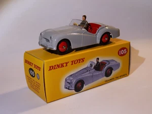 Triumph TR2 sports - ref 105 au 1/43 de dinky toys atlas - Imagen 1 de 2