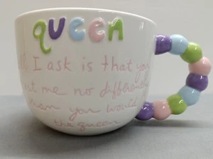 Sandra Magsamen Oversized Large Queen Coffee Cup Mug Mother Wife Girlfriend - Picture 1 of 12