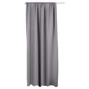 Verdunklung Vorhang Kräuselband Anthrazit Grau 140x245 cm Gardine Blickdicht - Bild 1 von 1