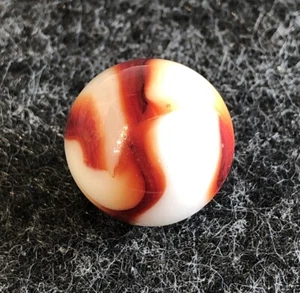 Mármol cebra roja Peltier NLR de colección - rojo y blanco - 0,69" 11/16”+ ¡Gran tamaño! - Imagen 1 de 7