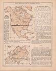 1866 FRANCIS MCNALLY ATLAS MAP-'DIRECTIONS FOR DRAWING NORTH AMERICA & EUROPE'