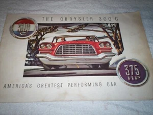 1957 CHRYSLER 300 C ORIGINAL HÄNDLER VERKAUFSPROSPEKT selten Prospekt MOPAR - Bild 1 von 3