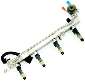 New OEM Asy. Fuel Rail +4 Injectors+Harness +Regulator for 04-05 Canyon Colorado - Picture 1 of 1