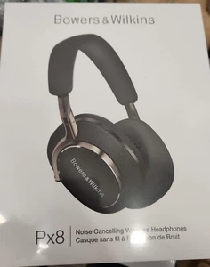 Bowers & Wilkins Px8 Wireless ANC Bluetooth Over-Ear Headphones, Black, Open box - Picture 1 of 3