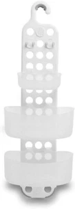 Large Adjustable Shower Caddy MadeSmart Grey Non Slip Soft Grip Bpa Free Plastic - Picture 1 of 4