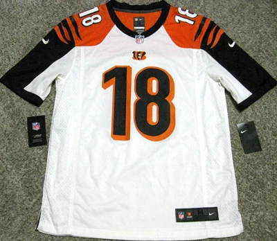 Camiseta deportiva blanca para hombre AJ Green Cincinnati Bengals 2018 Nike Game Foto 1 de 4