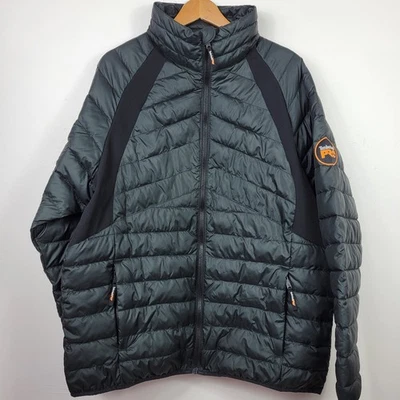 Timberland Pro Puffer Jacket Men's XL Black Rain Repel Full Zip Insulated Coat - Image 1 of 4