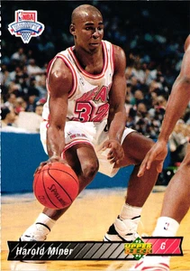 1992-93 Upper Deck - NBA Draft Harold Miner #8 (RC) - Heat - Bild 1 von 2
