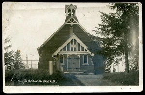 Canada WEST HILL Ontario 1910s Toronto. Church. Real Photo Postcard by Neville - Picture 1 of 2