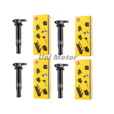 Bobina de encendido NGK de 4 piezas OEM 27301-26640 para Hyundai Accent 2006-2011 1,6 L L4 Foto 1 de 4