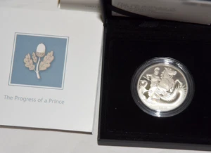 2018 Silver 5 Pound Proof Coin Prince George 5th Birthday W/ Box - Picture 1 of 4