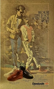 1986 Reebok Athletic Shoes Footwear Great Old PRINT AD Collectible! (4565) - Picture 1 of 1