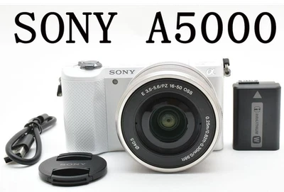 Sony a5000 Mirrorless Digital Camera ILCE-5000 w/ SEL1650 16-50mm Lens - Image 1 of 4