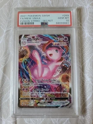 Fusion Strike Holo 2021 nuevo VMAX arte antiguo 269/264 - PSA gema como nuevo 10 Foto 1 de 2