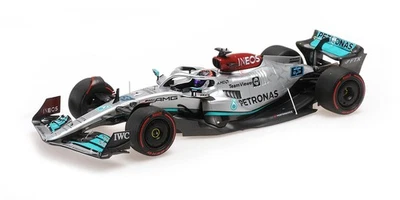 1:18 MINICHAMPS Mercedes Amg W13 George Russell Spain F1 Gp 2022 110220063 - Immagine 1 di 2