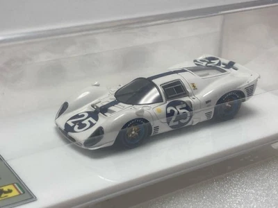 DMH 1/64 Ferrari 412P 1967 NART #25 Bianco x Blu a 199 unità 330P4 Near Mint - Immagine 1 di 4