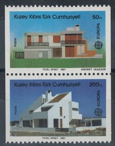 CIPRO DEL NORD 1987 Europa (da LB) 2v MNH** - Picture 1 of 1