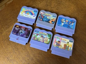 Menge 6 Vtech Vsmile Spielkassetten Batman, Spider-Man, Toy Story, Care Bears - Bild 1 von 12