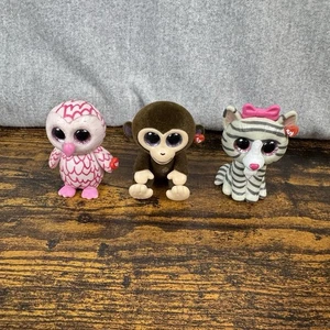 Menge 3 Ty Beanie Mini Boos Blind Box Serie 1 2" Coconut Pinky Kiki Figuren - Bild 1 von 8