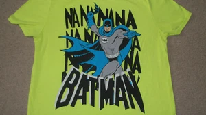 "NA NA NA" BATMAN Classic 60s TV Show T-Shirt Batarang Fit Boys XL Men/Women S/M - Picture 1 of 4