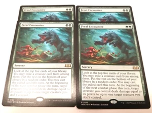 4x Feral Encounter - Wilds of Eldraine WOE - NM - Picture 1 of 1