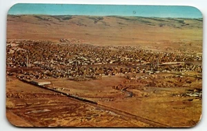 Air View of Laramie Wyoming Chrome Postcard WY PM 1966 - Picture 1 of 2