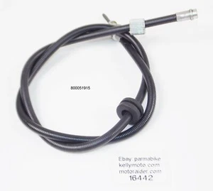 OEM CAGIVA ELEFANT 3 125 NEGRO VINILO TACÓMETRO CABLE CONJUNTO 800051915 - Imagen 1 de 2