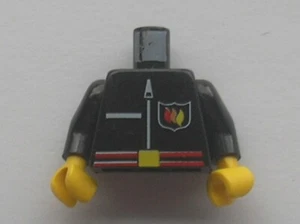 LEGO Torso Fire Flame Badge Red Belt 973px121c01 Minifig firec020 Set 6554 6486 - Picture 1 of 1