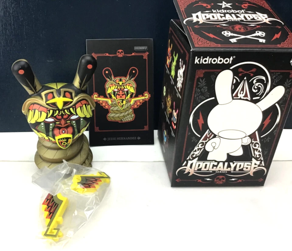 Figura Kidrobot Apocalypsf Dunny 2012 - Kukulcan Jesse Hernández Foto 1 de 4