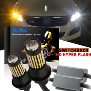 Kit de bombillas de estacionamiento señal de giro frontal Canbus 7443 con conmutación LED sin errores - Imagen 1 de 10