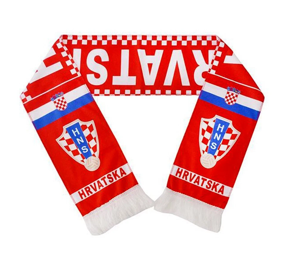 Croatia National Team Soccer Scarf - Croatian Nogomet Polar Fleece Wrap Kit Gift - Image 1 of 1