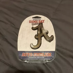 ALABAMA CRIMSON TIDE BAMA Auto Emblem Brand New CHROME PLASTIC GAME DAY - Picture 1 of 4