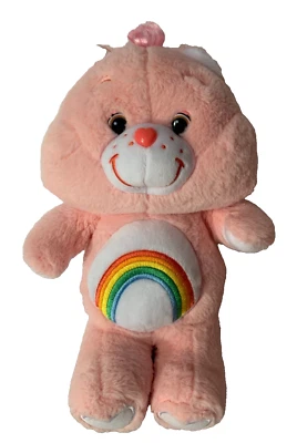 Weighted Stuffed Animal, Cheer Care Bear with 2 lbs , washable autism buddy toy - Image 1 of 2