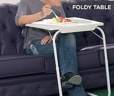 MESA PLEGABLE MESA FOLDY MESA AUXILIAR BANDEJA PARA CAMA SOFA ORDENADOR