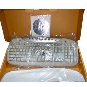 NIB Logitech ITouch 2.22 Keyboard PS/2 Port Vintage Retro