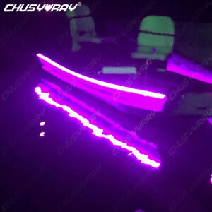 16,4 pieds UV/violet DEL bande noire lumière de nuit pêche bateau ultraviolet 12v