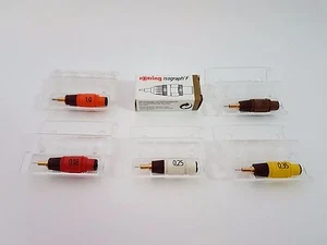 NUEVO ISÓGRAFO ROTRING F REPUESTO / REPUESTO NUEVO EN CAJA 0.13 MM 0.25 MM 0.35 MM 0.50 0.70 - Imagen 1 de 14
